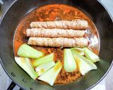 ゴボウの肉巻き中華風あんかけ仕立て作り方5写真