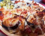 チーズたっぷり茄子ベーコンラザニアご飯作り方14写真
