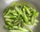 燻製にした塩煮豚のトマトソースパスタ作り方3写真