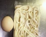 簡単！レンチン釜玉うどん作り方2写真