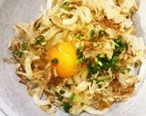 簡単！レンチン釜玉うどん作り方4写真