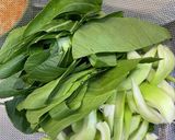 青梗菜と豚バラ野菜炒め作り方1写真