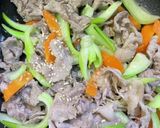 青梗菜と豚バラ野菜炒め作り方7写真