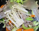 青梗菜と豚バラ野菜炒め作り方8写真