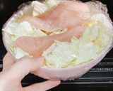 レンチン♪キャベツとささみの味噌マヨ和え作り方2写真