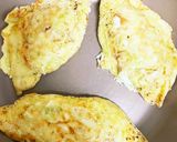 一銭洋食風　牡蠣入りお好み焼き作り方7写真