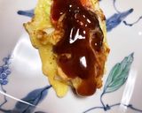 一銭洋食風　牡蠣入りお好み焼き作り方9写真