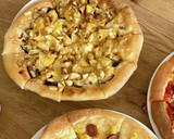マヨタマと椎茸の和風ピザ作り方6写真