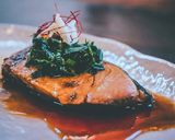 61℃ 老化予防◎ブリのごまニラ醤油がけ作り方22写真