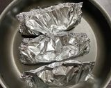 ノルウェーサーモンのホイル包み焼き作り方5写真