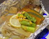 ノルウェーサーモンのホイル包み焼き作り方6写真
