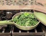 ケールの蒸し炒めオイスターソース味作り方3写真