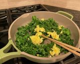 ケールの蒸し炒めオイスターソース味作り方6写真