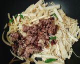 お弁当★少量牛小間と残り野菜でメイン料理作り方12写真