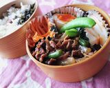 お弁当★少量牛小間と残り野菜でメイン料理作り方14写真