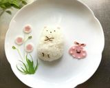 テディベアっぽいおにぎりプレート♪作り方16写真