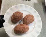 びっくりドンキー風フォンデュチーズバーグ作り方3写真