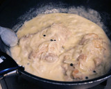 生胡椒の塩漬けをそえた鶏もものフリカッセ作り方5写真