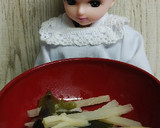 リカちゃん♡わかめとたけのこのすまし汁作り方13写真
