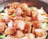 簡単！鶏唐揚げの甘辛炒め作り方5写真