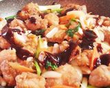 簡単！鶏唐揚げの甘辛炒め作り方6写真
