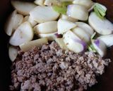ヨウサマのかぶと豚ひき肉のあんかけ作り方3写真