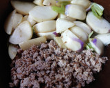 ヨウサマのかぶと豚ひき肉のあんかけ作り方3写真