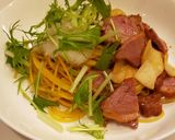 鴨とキノコのさっぱりパスタ作り方6写真