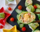 ロシア料理！ごはんサラダのきゅうり巻き作り方8写真