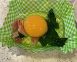 油不要！お弁当に！レンチン目玉焼き作り方3写真