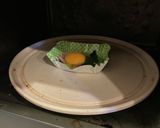 油不要！お弁当に！レンチン目玉焼き作り方5写真