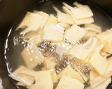 たけのことお揚げとわかめのごまみそ汁作り方2写真