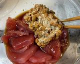 漬けマグロトトロ丼 炊き込み酢飯で作り方6写真
