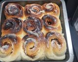 初、シナモンロール、パパbirthday作り方22写真