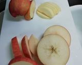 簡単焼きリンゴ（孫達に伝授です）作り方1写真