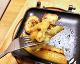 外ごはん　さつまとバナナのバター焼き作り方4写真