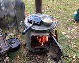 外ごはん　さつまとバナナのバター焼き作り方5写真