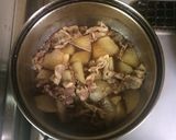 超簡単☆基本の定番！豚バラ大根の煮物♫作り方4写真