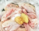 揚げない手羽のピリ辛作り方1写真