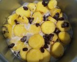 さつまいもとレーズンの牛乳ブランデー煮作り方2写真