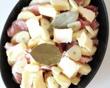 蒸し焼き簡単【豚とじゃがいものバター蒸し作り方2写真