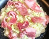 白菜でお好み焼き　ヘルシーふっくら作り方4写真