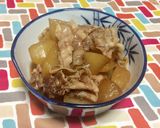 超簡単☆基本の定番！豚バラ大根の煮物♫作り方5写真