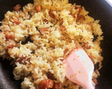簡単！紫蘇とベーコンの和風カレー醤油炒飯作り方4写真
