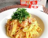 うどんスープでアレンジ★和風カルボナーラ作り方5写真