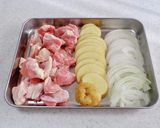 鶏肉とじゃがいものトマトソース蒸し作り方1写真