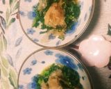 母直伝☺超簡単✨春菊の白ゴマめんつゆ和え作り方3写真