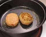 きのこたっぷり煮込みハンバーグ【電気】作り方4写真