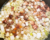 生姜ともち麦7種の野菜たっぷり和風スープ作り方3写真