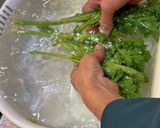 簡単★春菊とトマトのサラダ作り方2写真